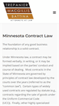 Mobile Screenshot of minnesotacontractlaw.com